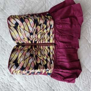 Signature NWT Butterfly strapless bustier